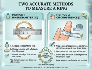 common ring sizing mistakes including rings too tight or too loose