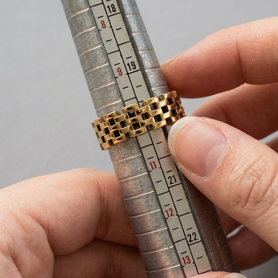 custom jewelry ring fitting process ensuring accurate sizing