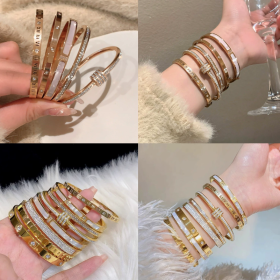 Stainless steel bracelets and bangles for wholesale and OEM jewelry manufacturing