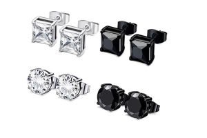 stainless steel stud earrings